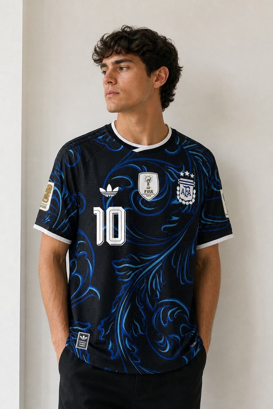Adidas Argentina Messi #10 Soccer Jersey L